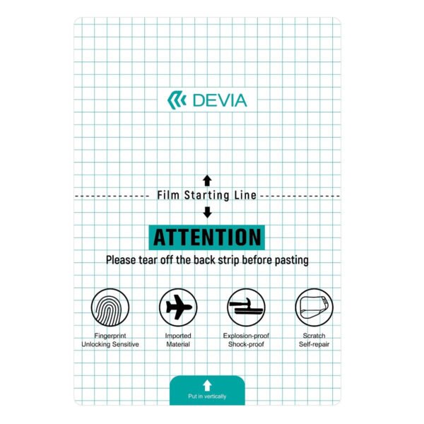 1 τεμάχιο Tablet έως 11" DEVIA HD Διάφανη TPU Μεμβράνη Soft Υδρογέλης Tablet 20x29cm για μηχάνημα κοπής